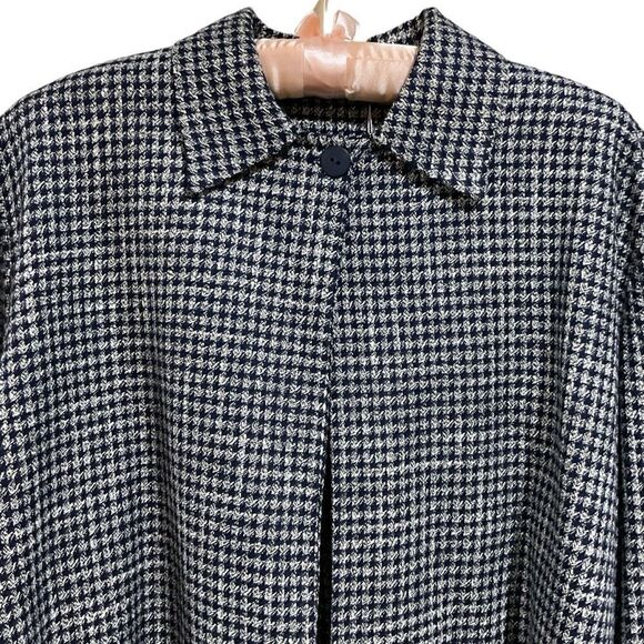 Hand Sewn Vintage Skirt Set Houndstooth Vogue Paris Original Size 8/10 - Picture 11 of 16